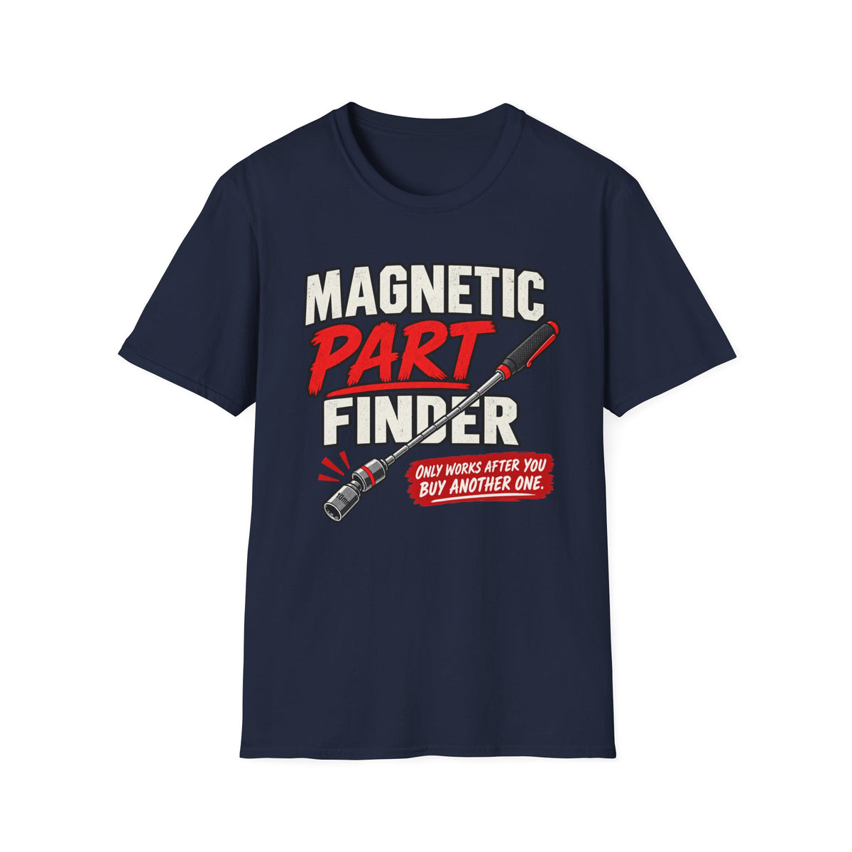 Magnetic Part Finder Tool T-Shirt