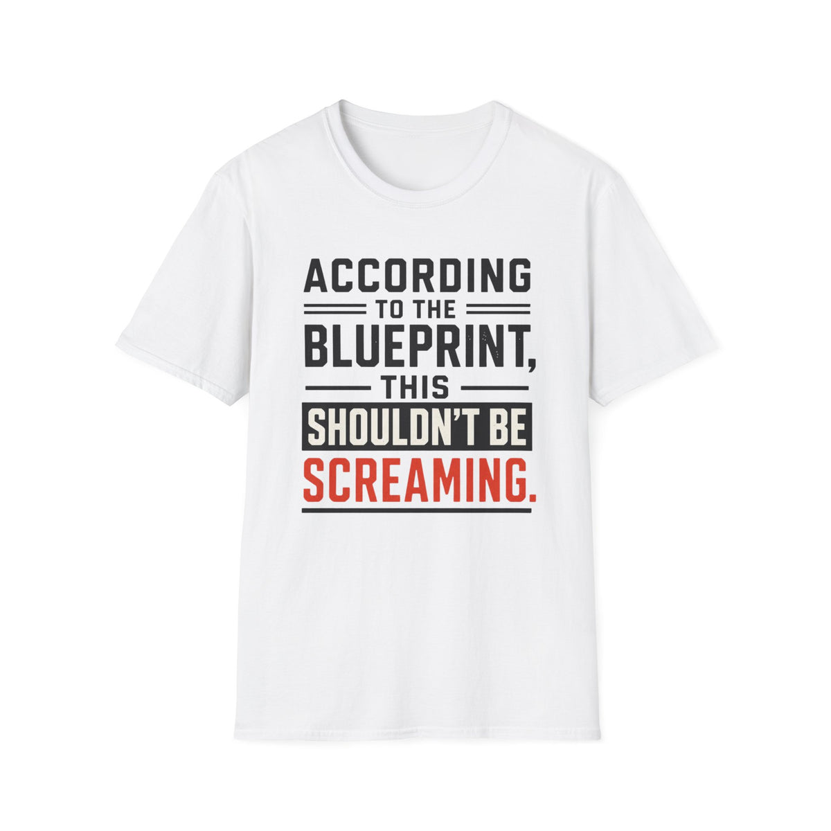 According to the Blue Print T-Shirt