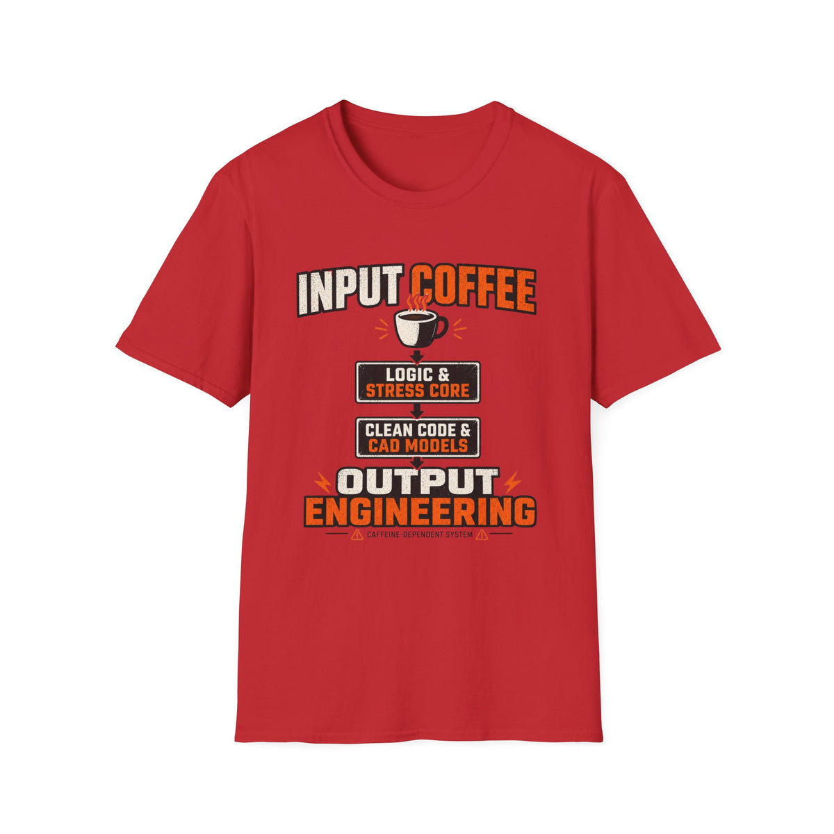 Minimalist Coffee To Code Input T-Shirt