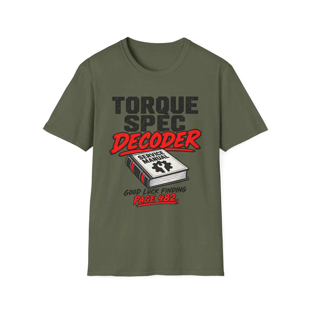 Torque Spec Decoder Manual T-Shirt