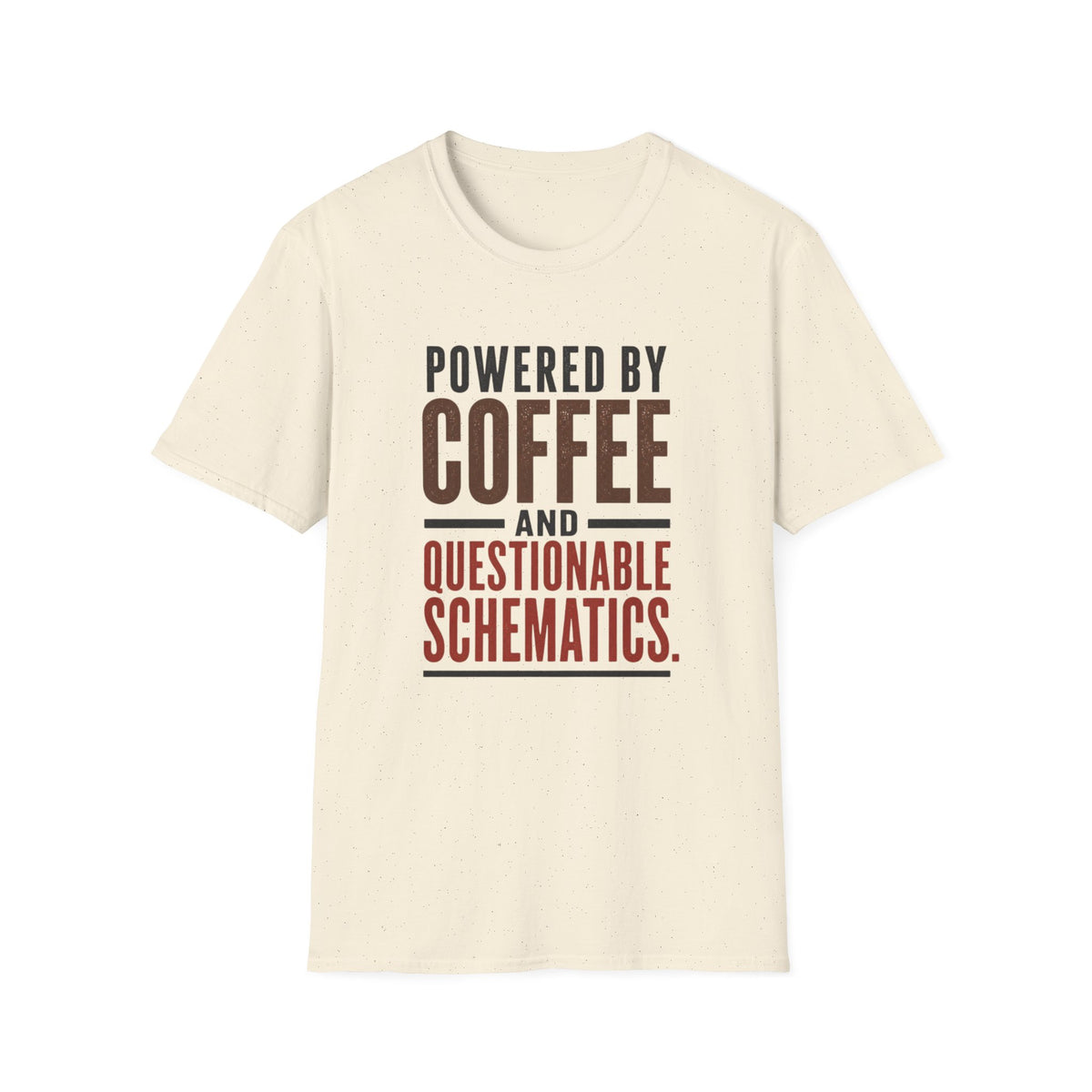Powered by Coffee and Questionable Schematics T-Shirt