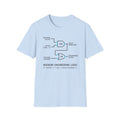 Geometric Logic Gate Circuit Diagram T-Shirt