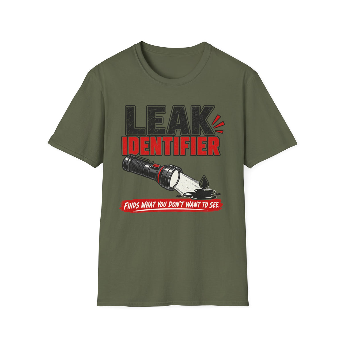 Leak Identifier Flashlight T-Shirt