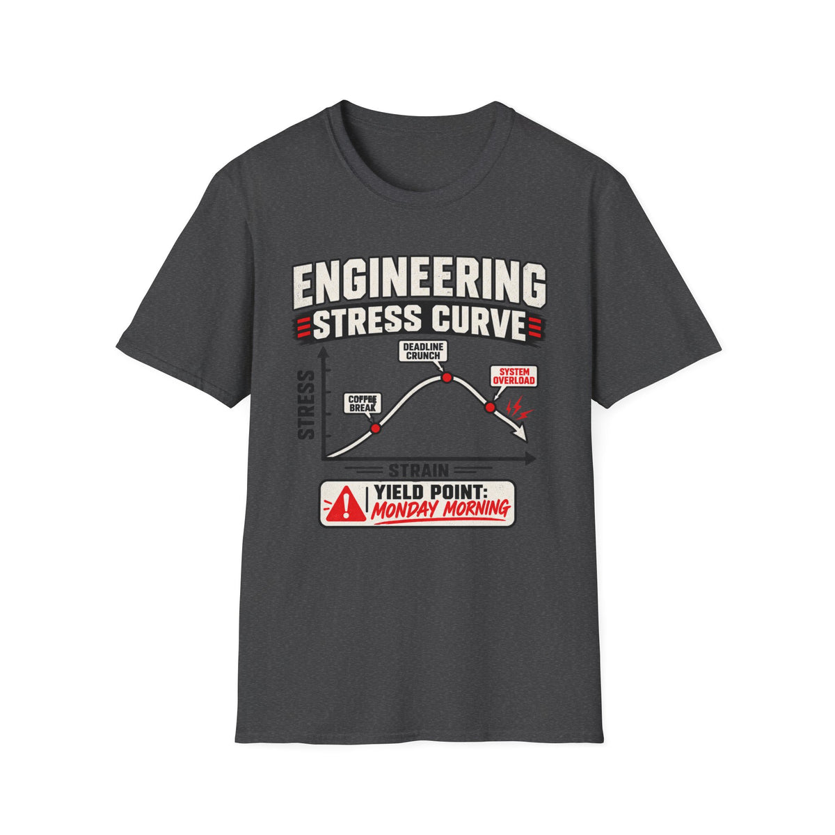 Engineering Stress Curve T-Shirt