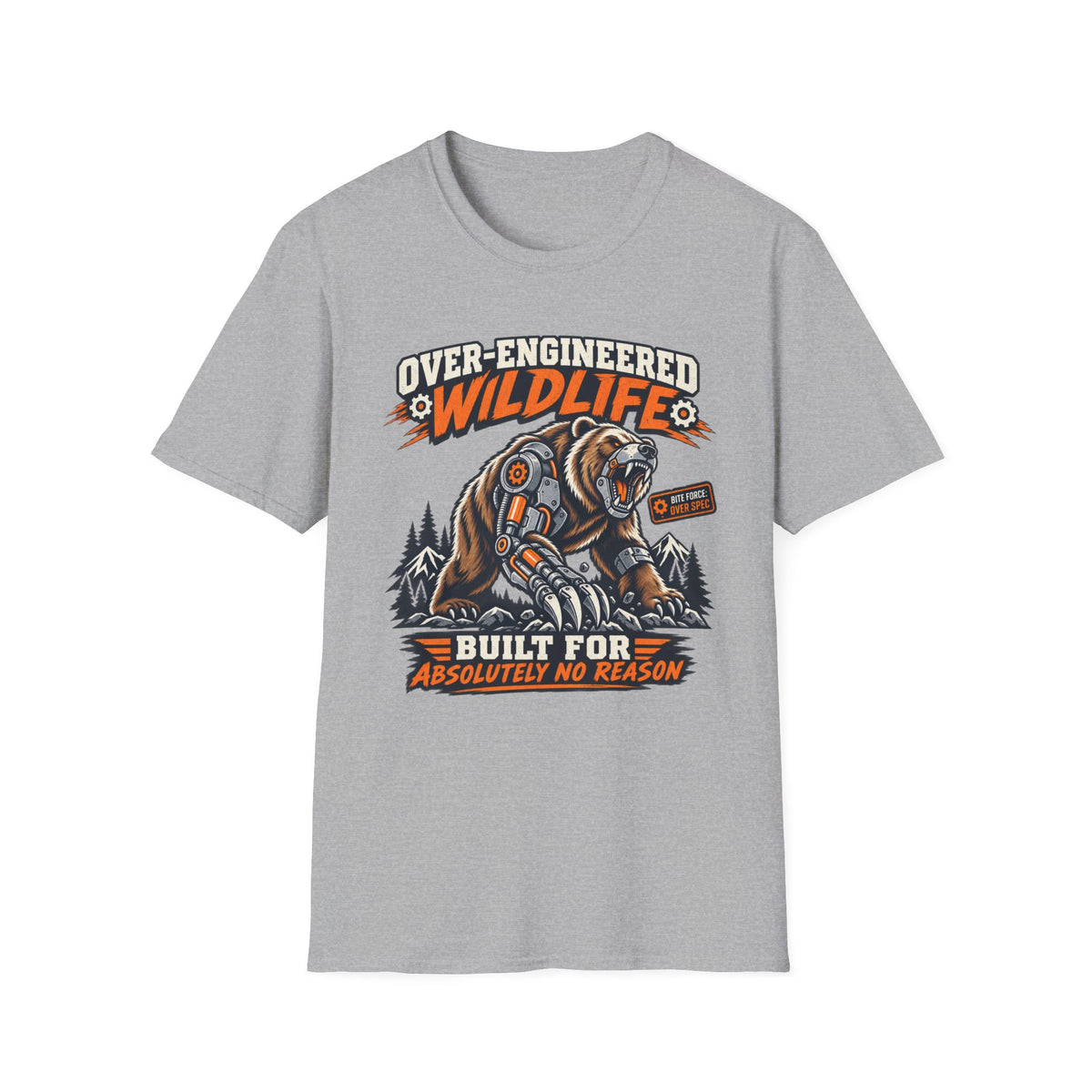 Over-Engineered Wildlife Bear T-Shirt