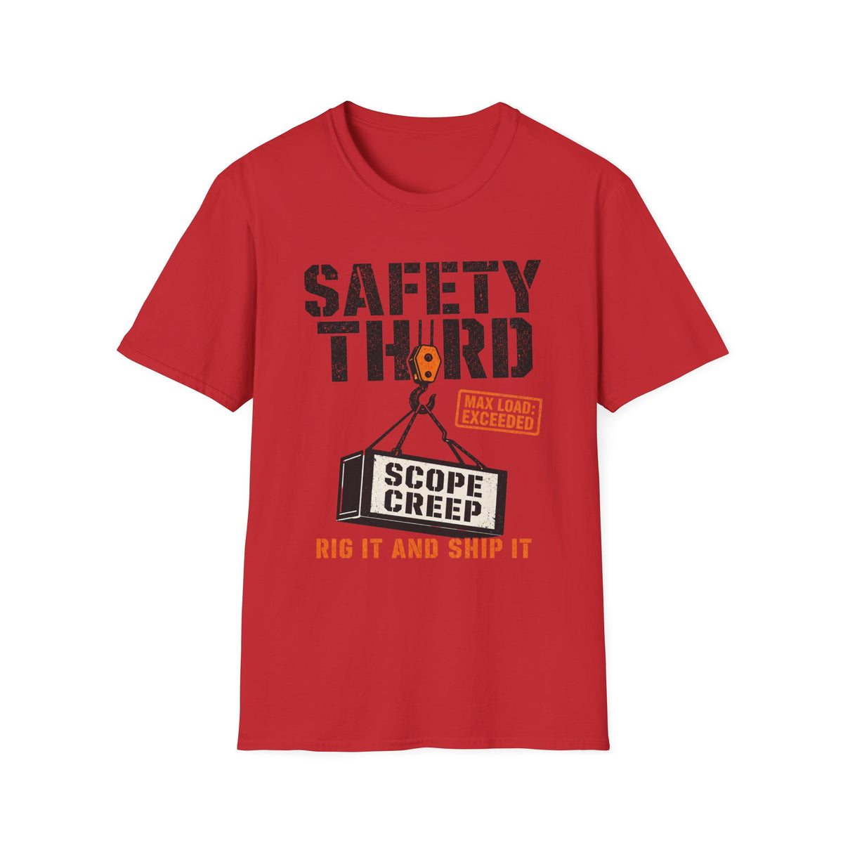 Heavy Industrial Crane Lift Limit T-Shirt