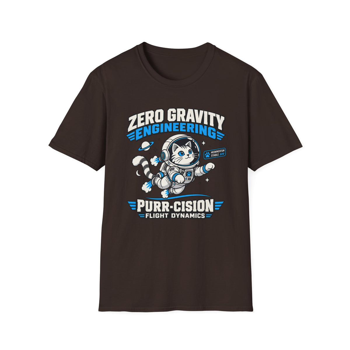 Zero Gravity Cat Engineering T-Shirt