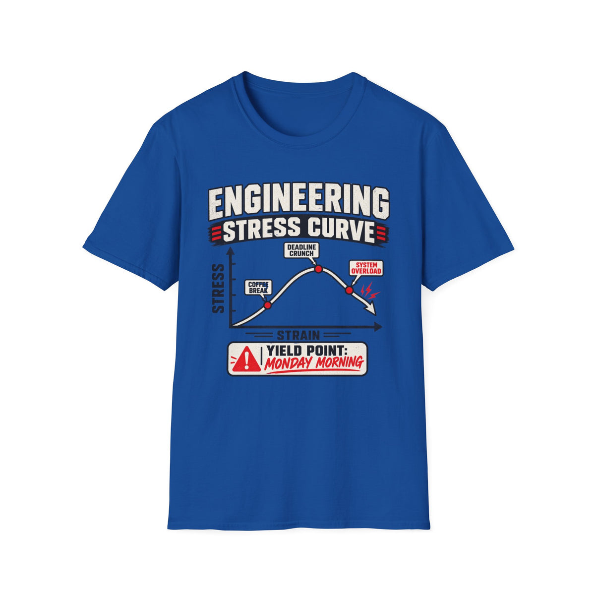 Engineering Stress Curve T-Shirt