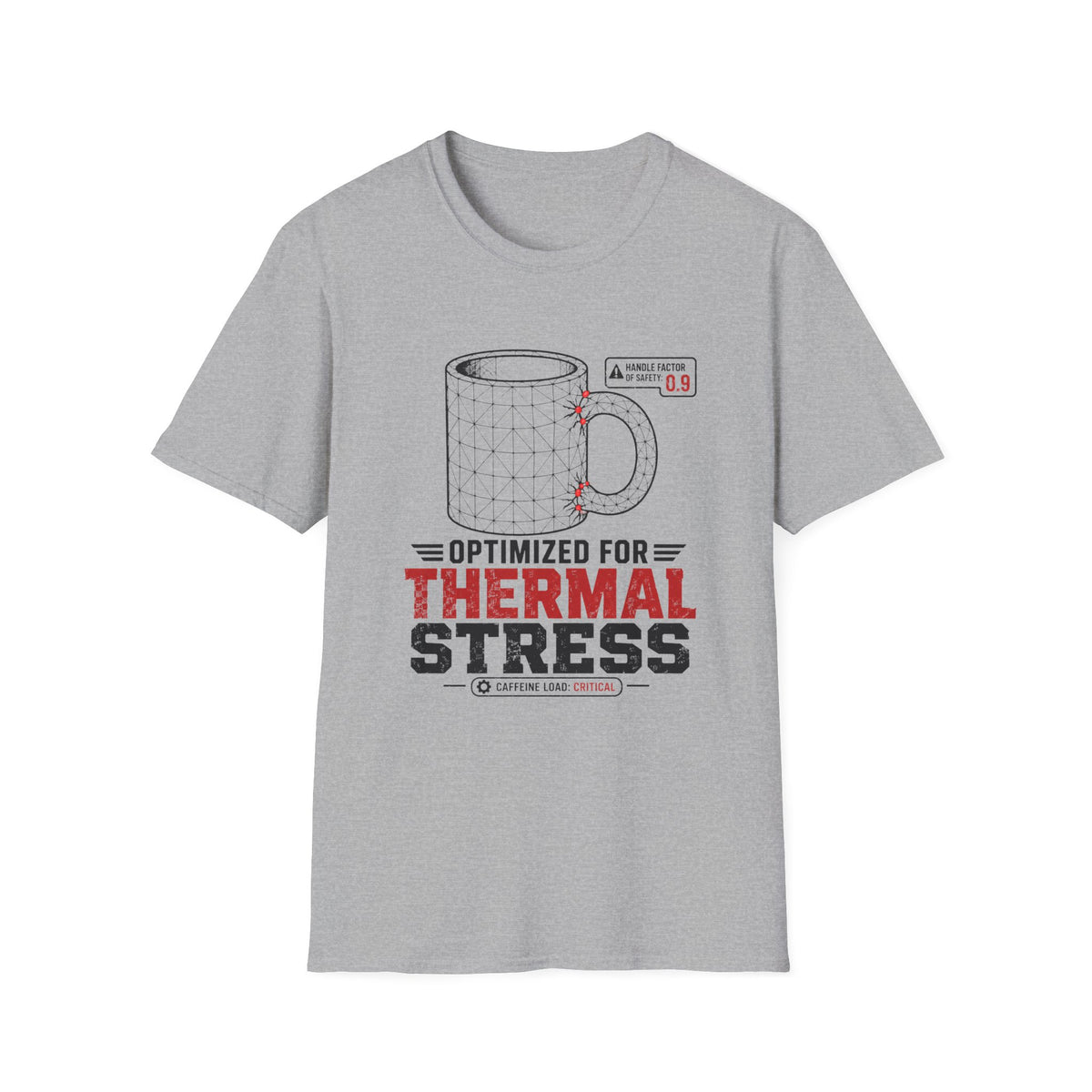 Thermal Stress Coffee Engineering Emblem T-Shirt