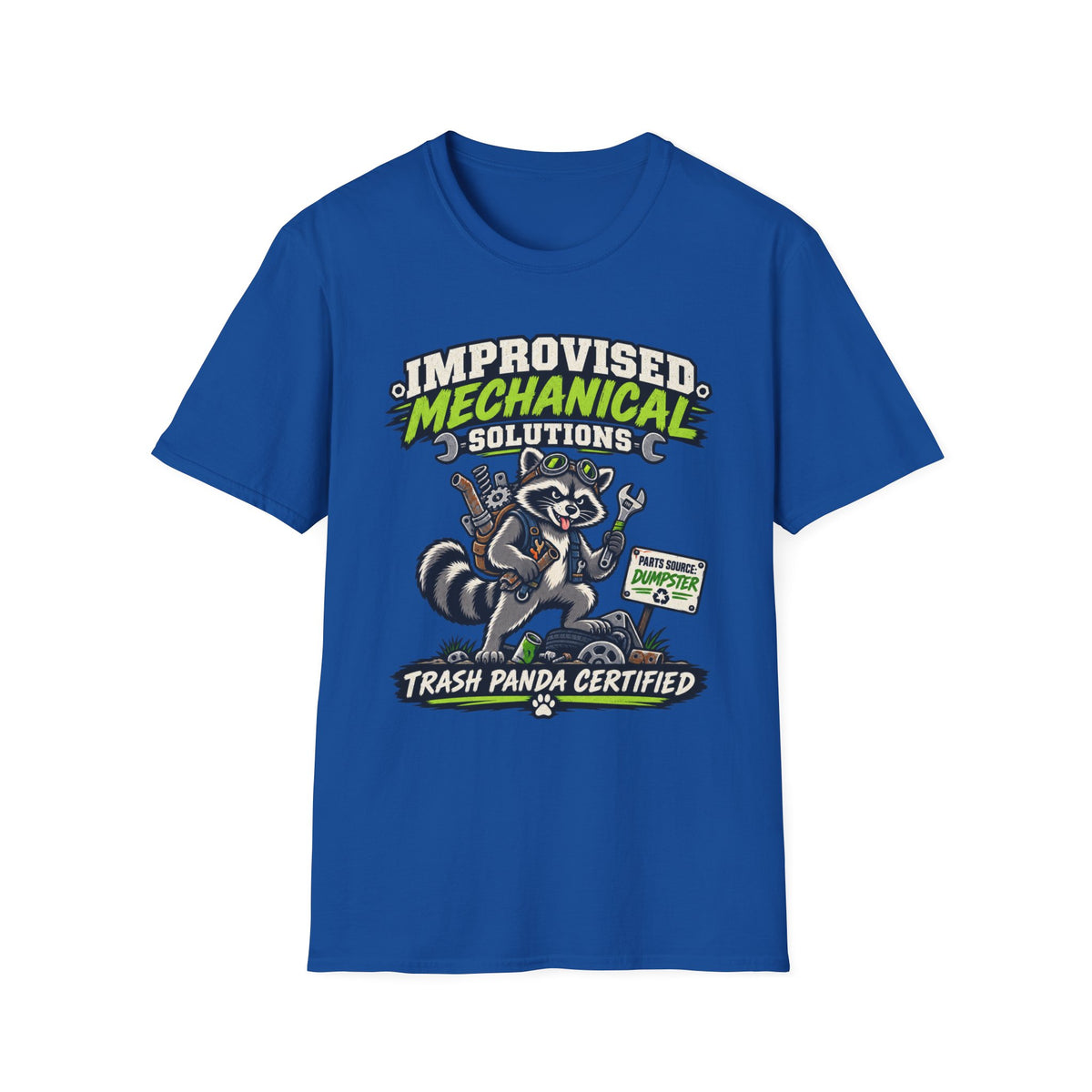 Improvised Mechanical Trash Raccoon T-Shirt