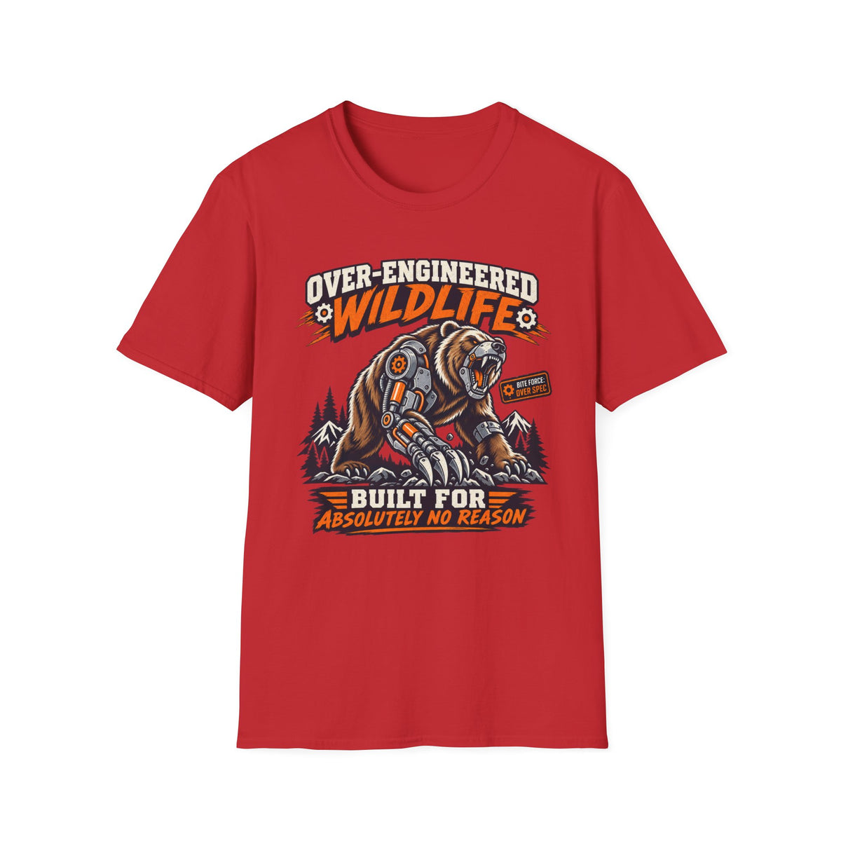 Over-Engineered Wildlife Bear T-Shirt