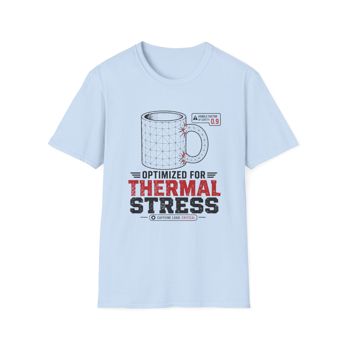 Thermal Stress Coffee Engineering Emblem T-Shirt