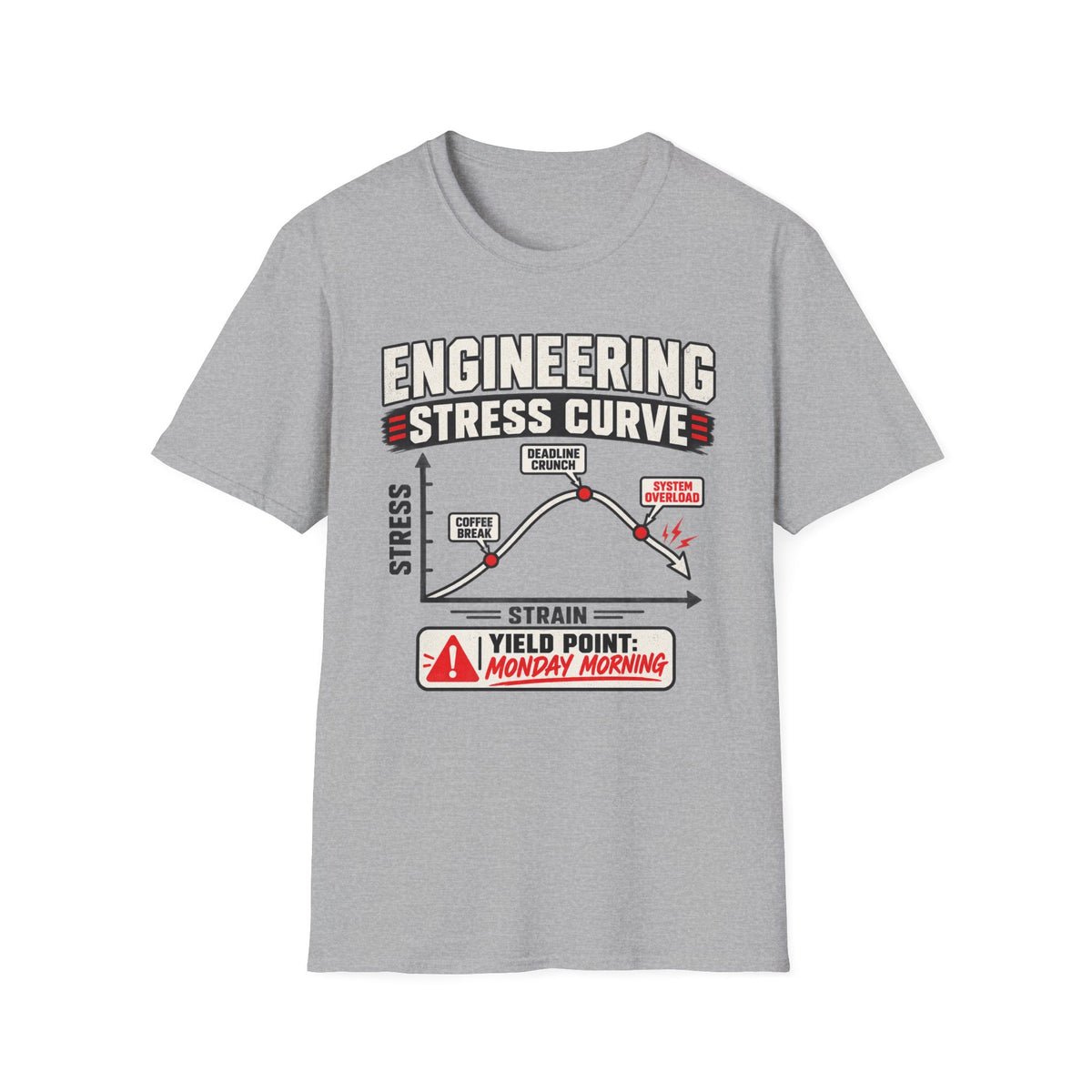 Engineering Stress Curve T-Shirt