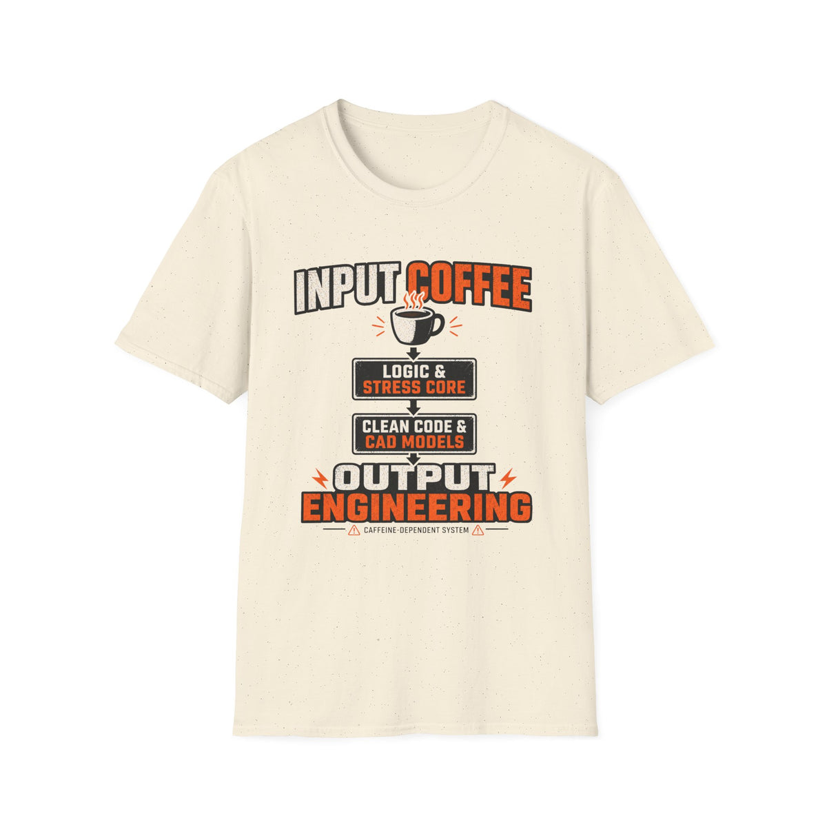 Minimalist Coffee To Code Input T-Shirt