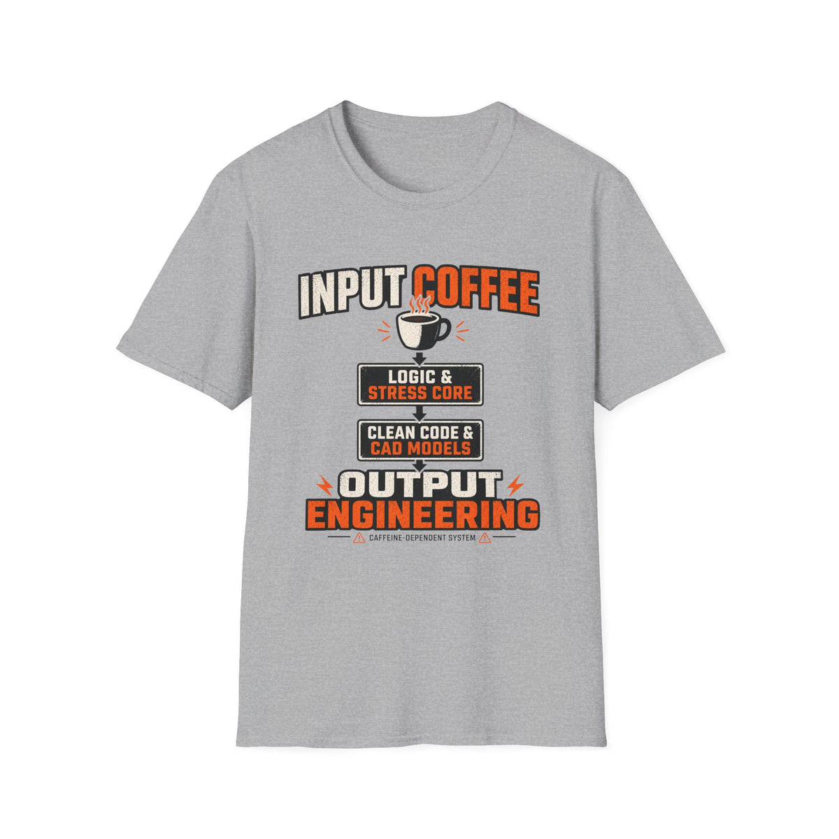 Minimalist Coffee To Code Input T-Shirt