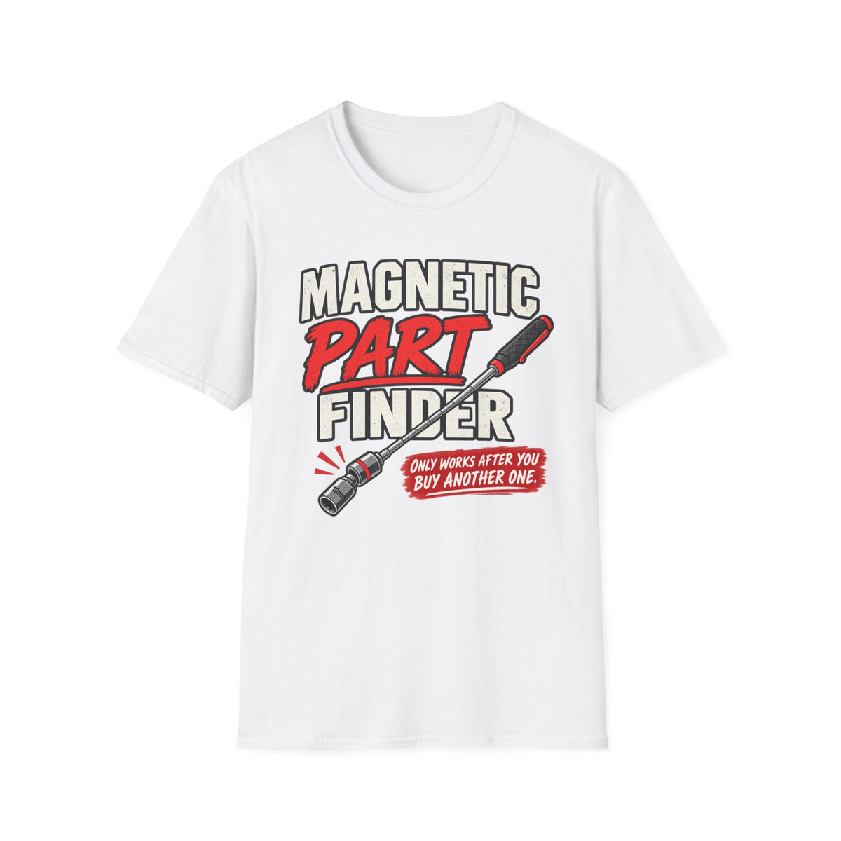 Magnetic Part Finder Tool T-Shirt