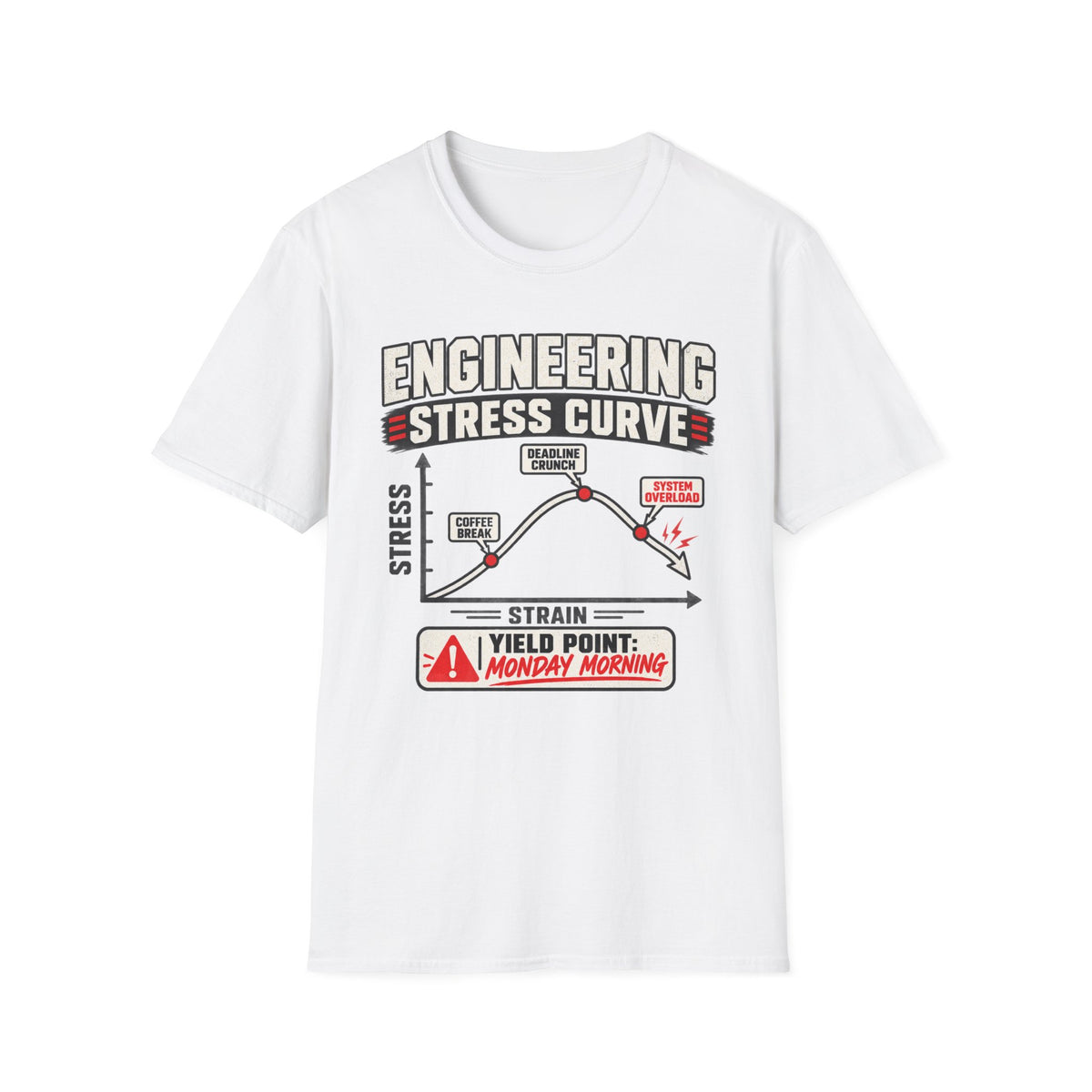 Engineering Stress Curve T-Shirt