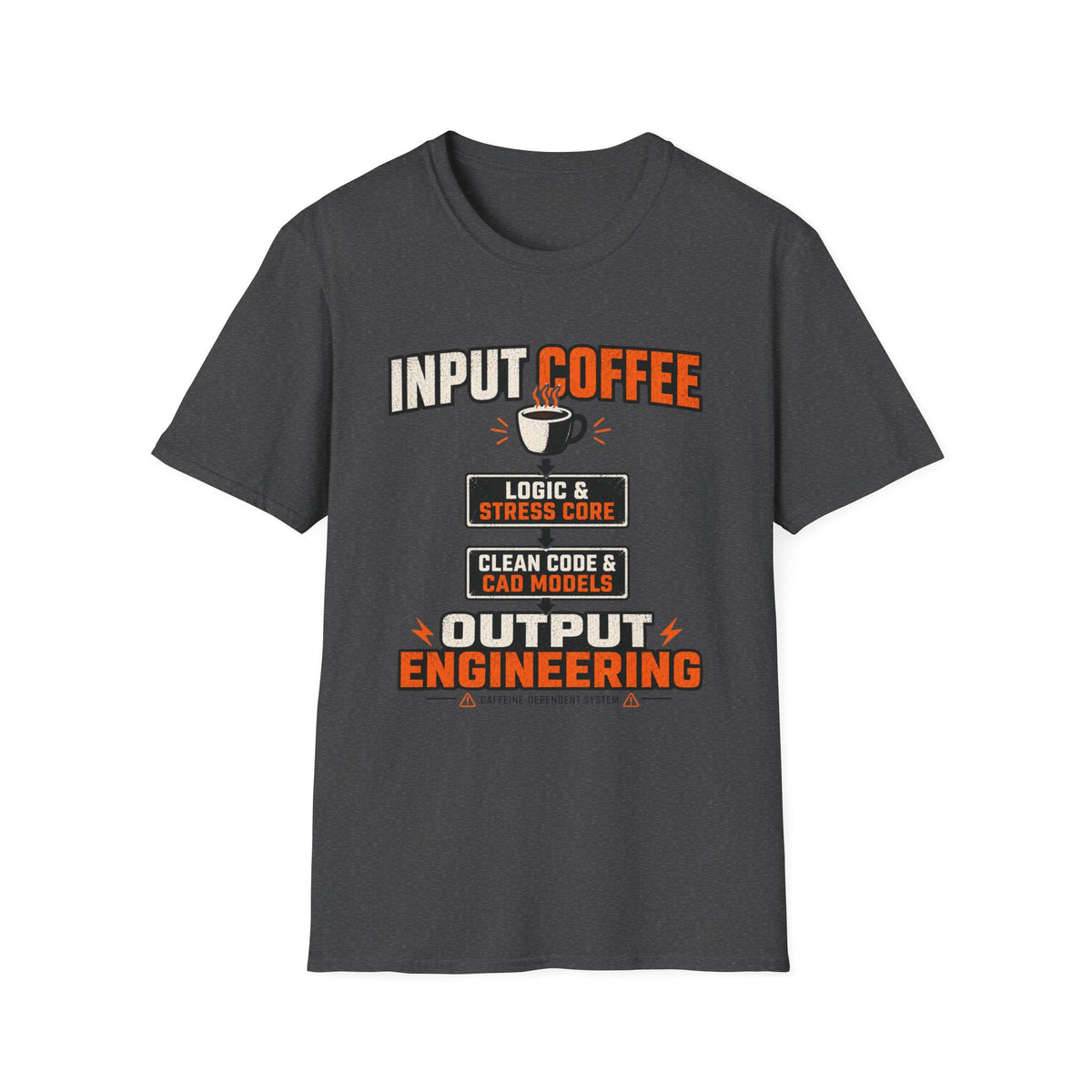 Minimalist Coffee To Code Input T-Shirt