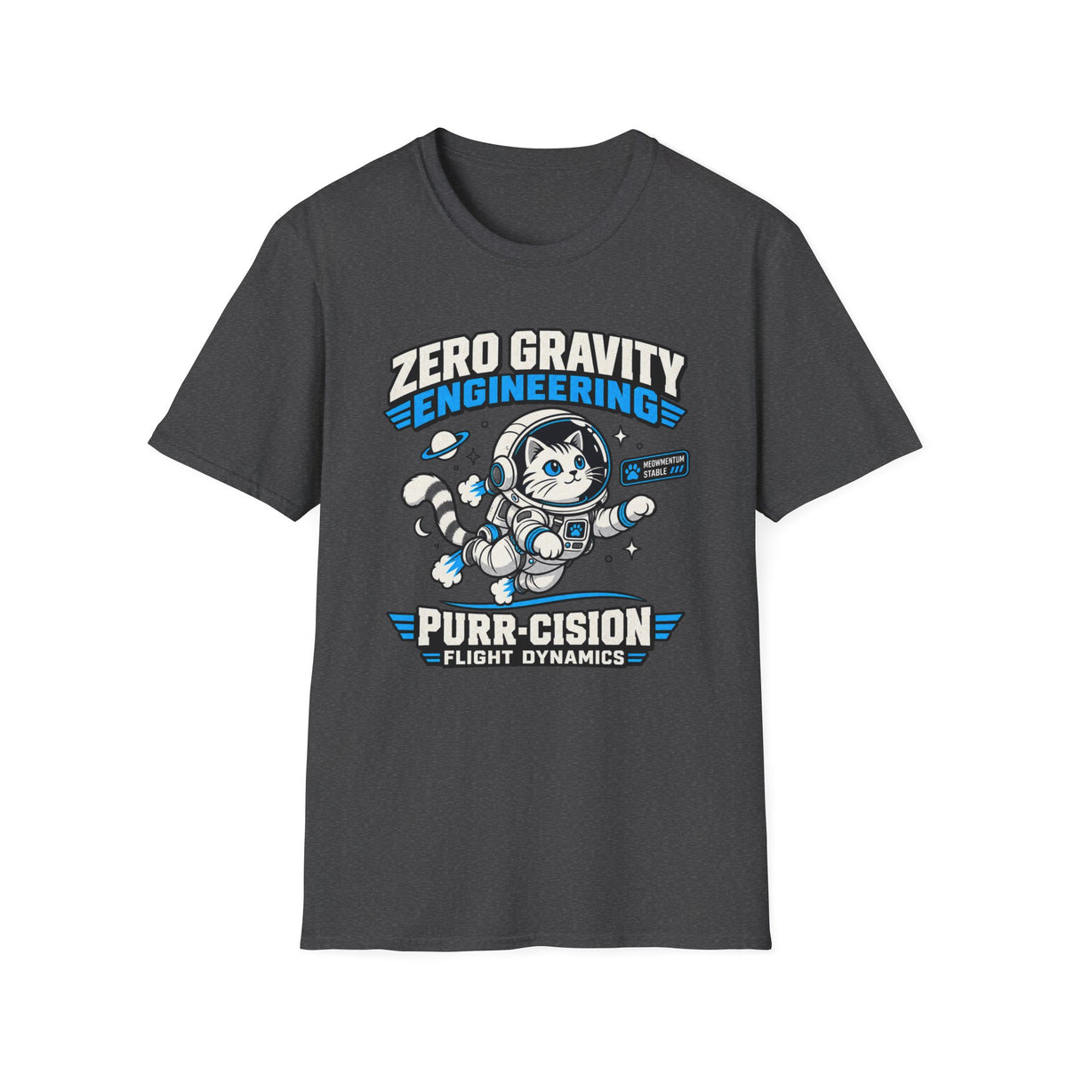 Zero Gravity Cat Engineering T-Shirt