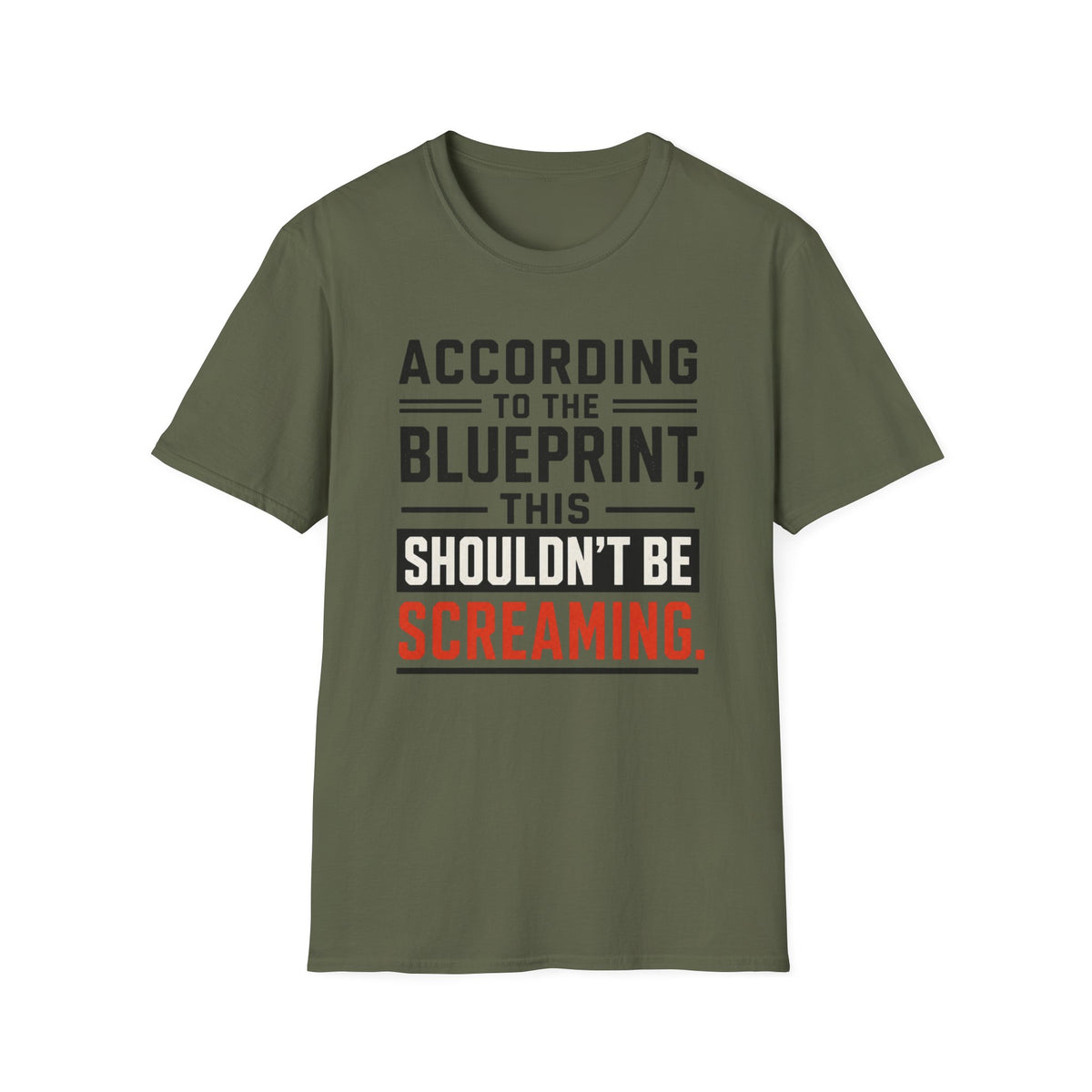 According to the Blue Print T-Shirt
