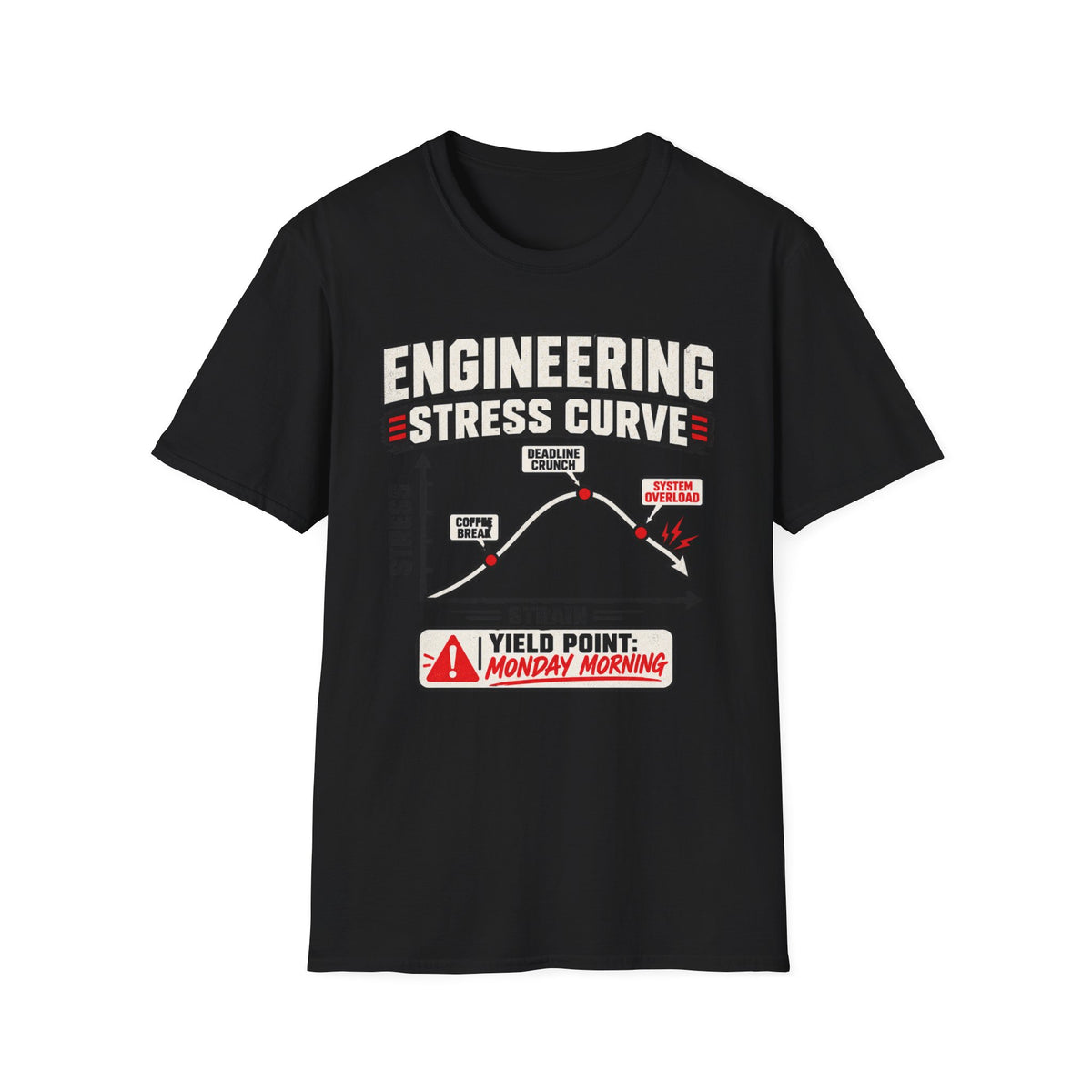 Engineering Stress Curve T-Shirt