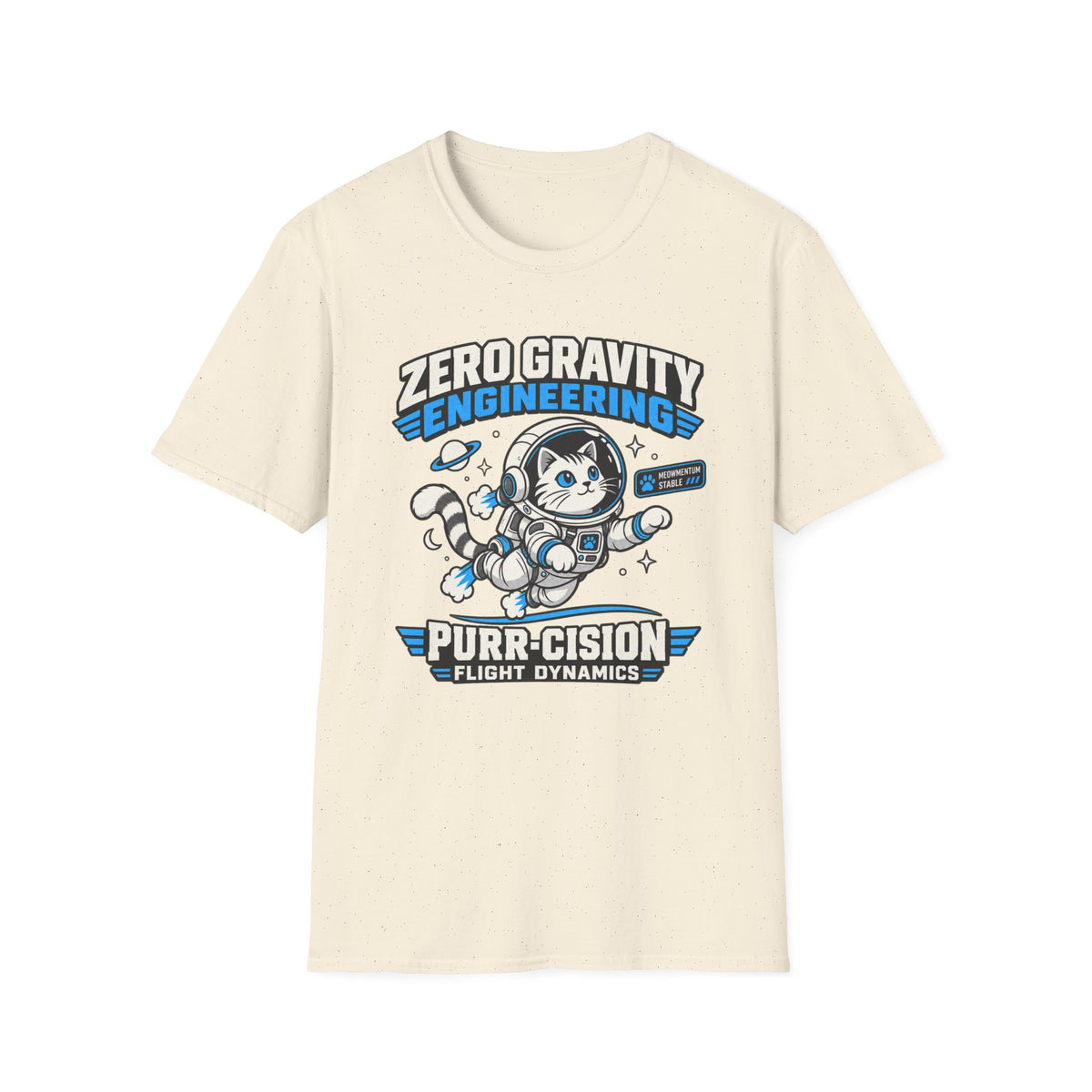 Zero Gravity Cat Engineering T-Shirt