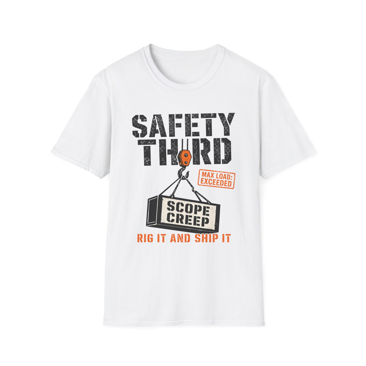 Heavy Industrial Crane Lift Limit T-Shirt