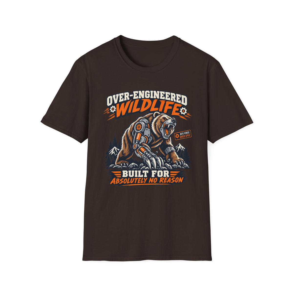 Over-Engineered Wildlife Bear T-Shirt