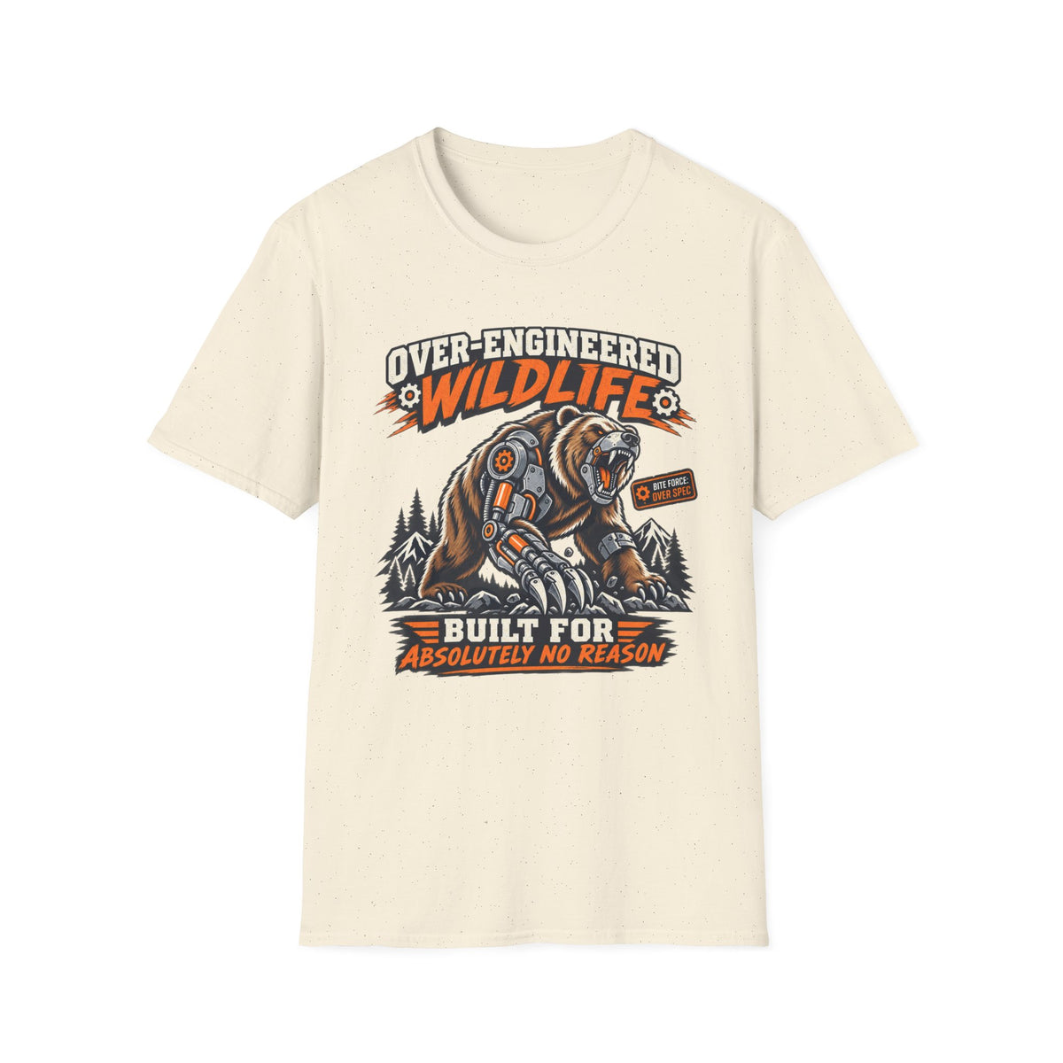Over-Engineered Wildlife Bear T-Shirt