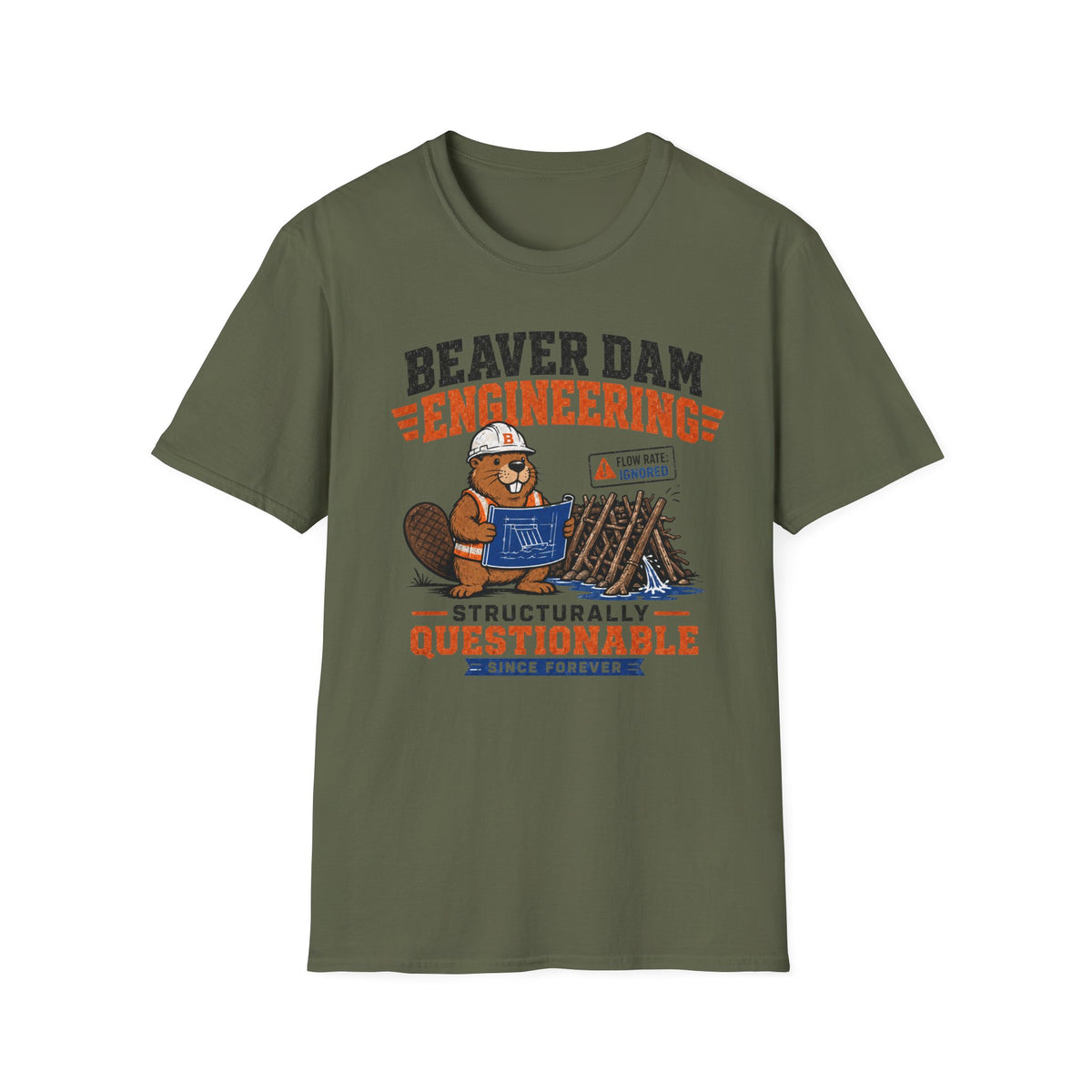 Beaver Engineering Structurally Questionable T-Shirt