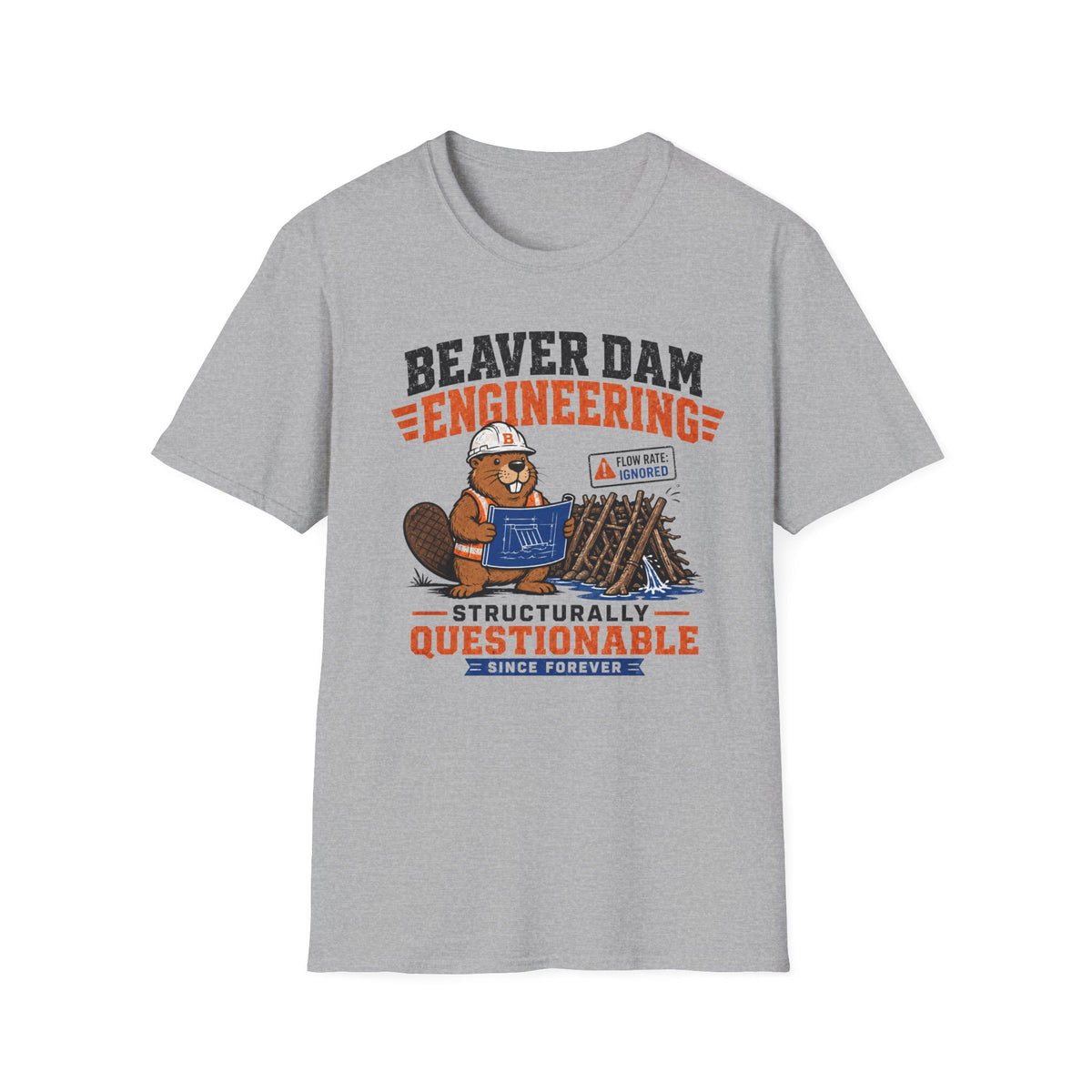 Beaver Engineering Structurally Questionable T-Shirt