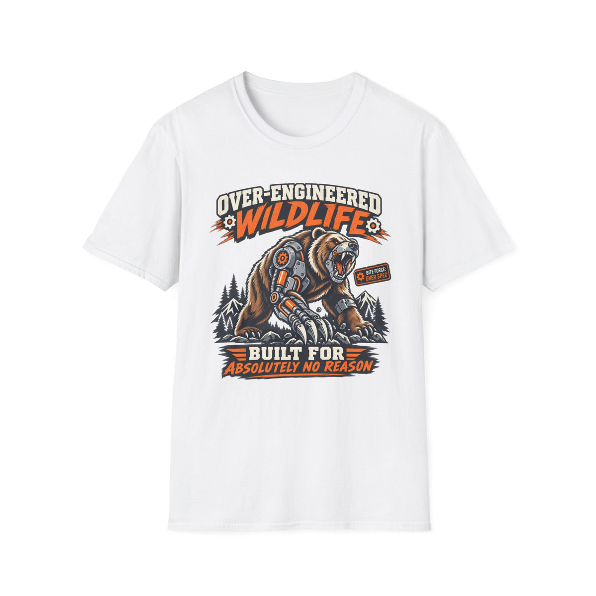 Over-Engineered Wildlife Bear T-Shirt