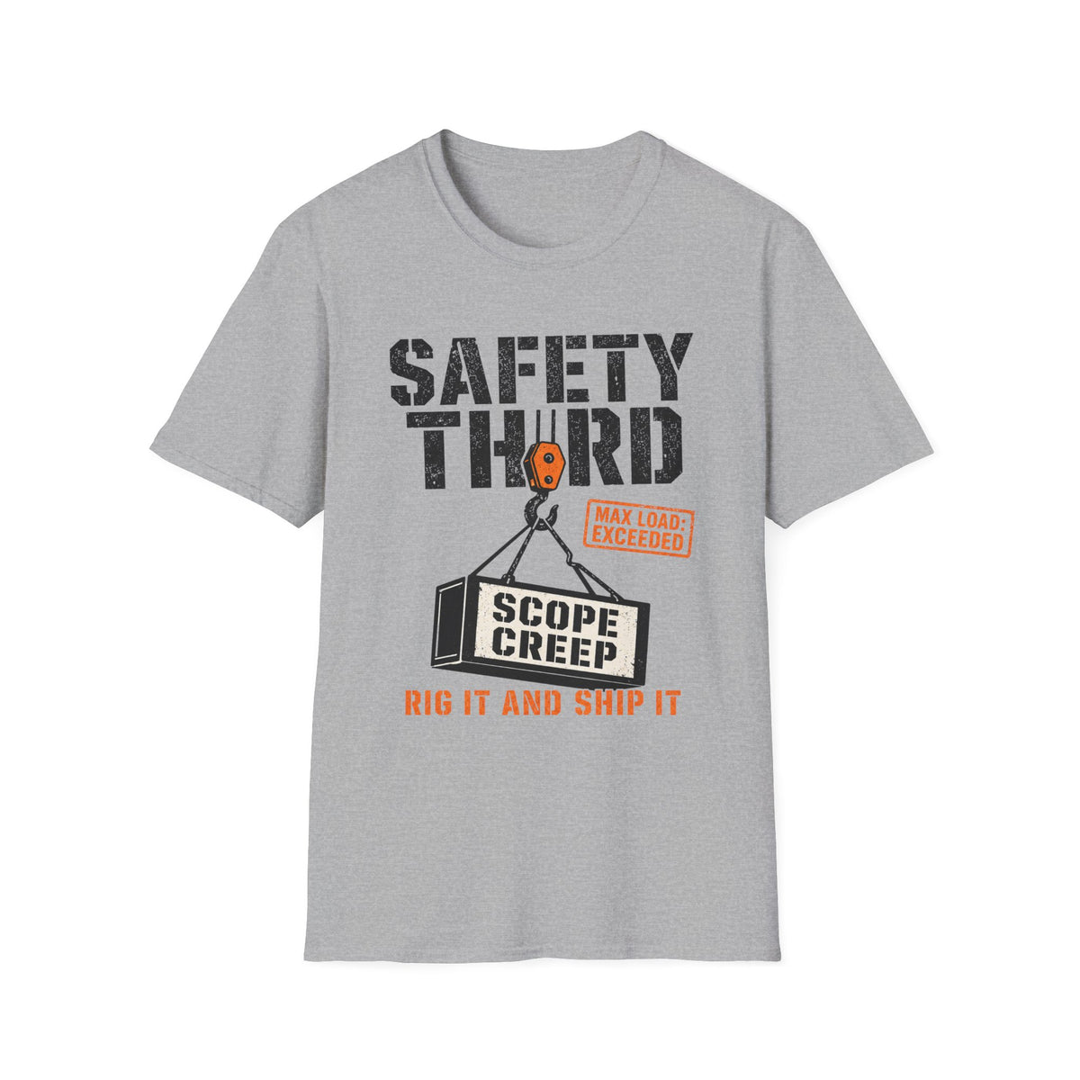 Heavy Industrial Crane Lift Limit T-Shirt