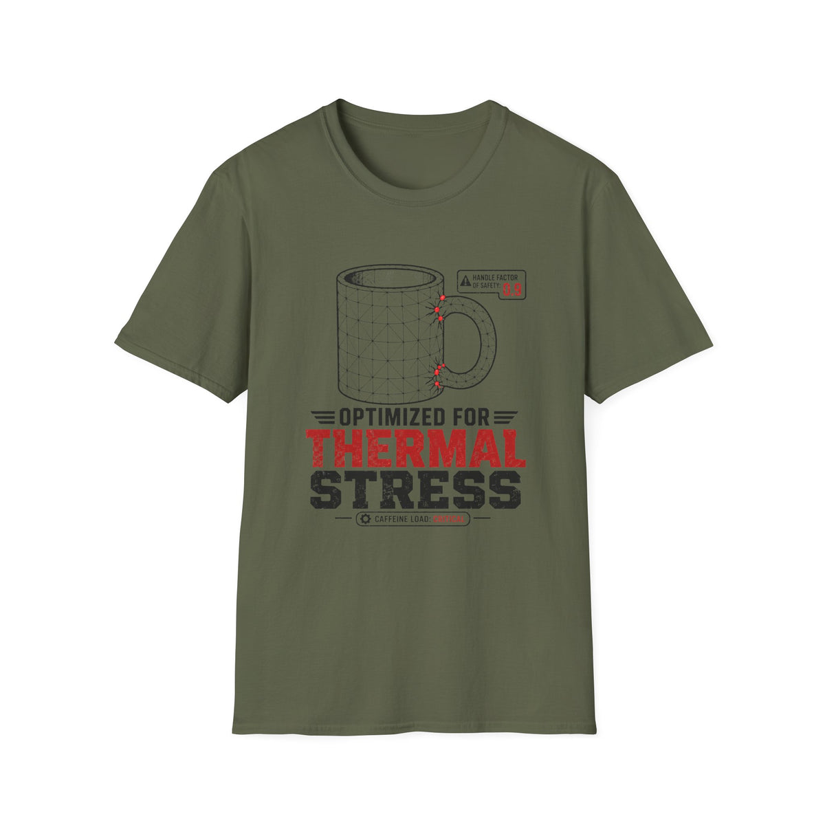 Thermal Stress Coffee Engineering Emblem T-Shirt