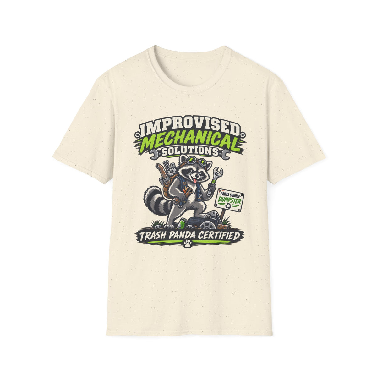 Improvised Mechanical Trash Raccoon T-Shirt