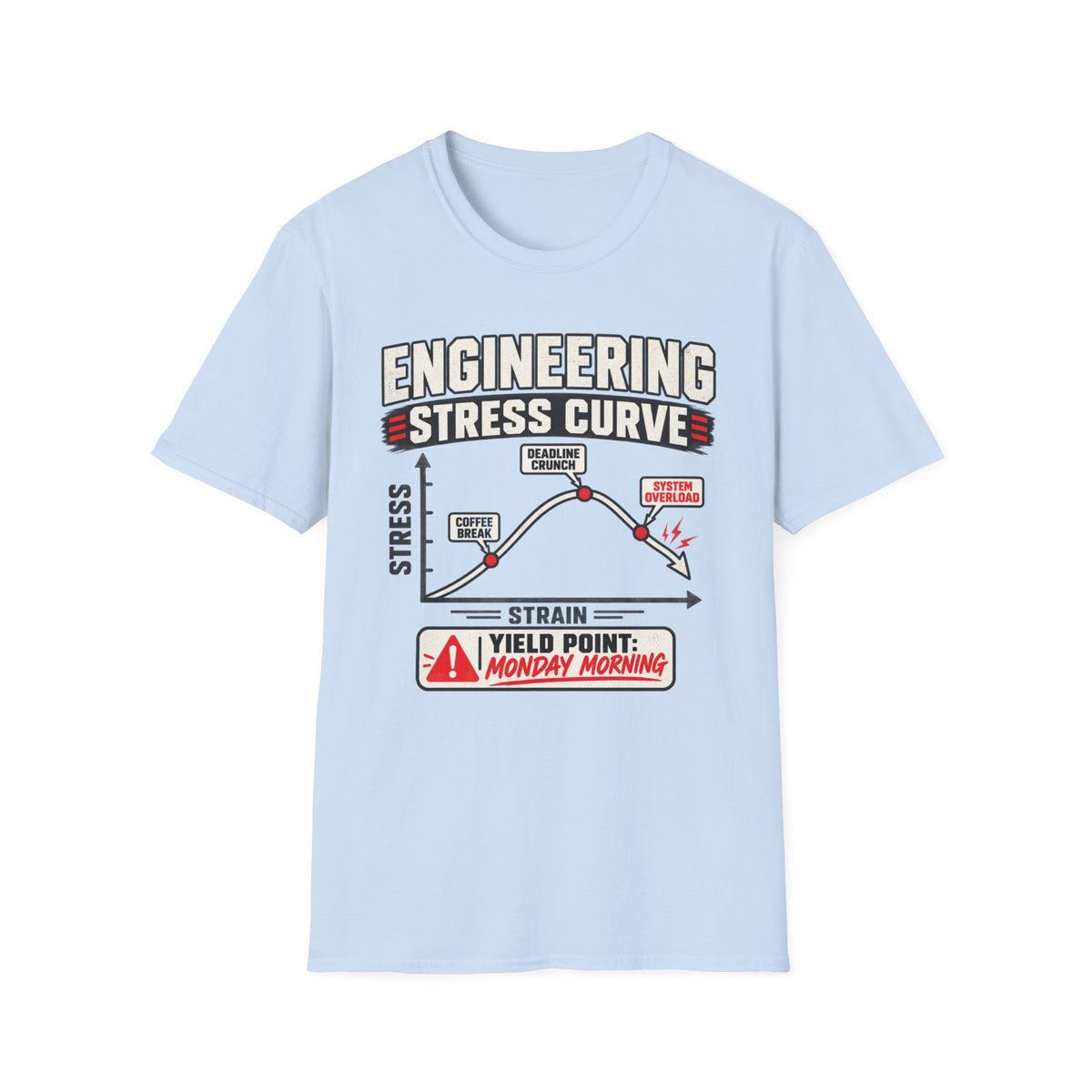 Engineering Stress Curve T-Shirt