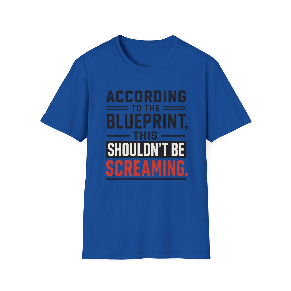 According to the Blue Print T-Shirt