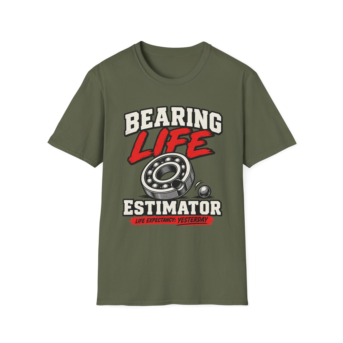 Bearing Life Estimator T-Shirt
