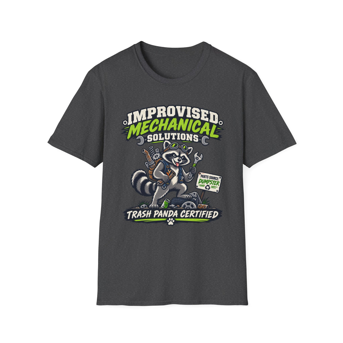 Improvised Mechanical Trash Raccoon T-Shirt
