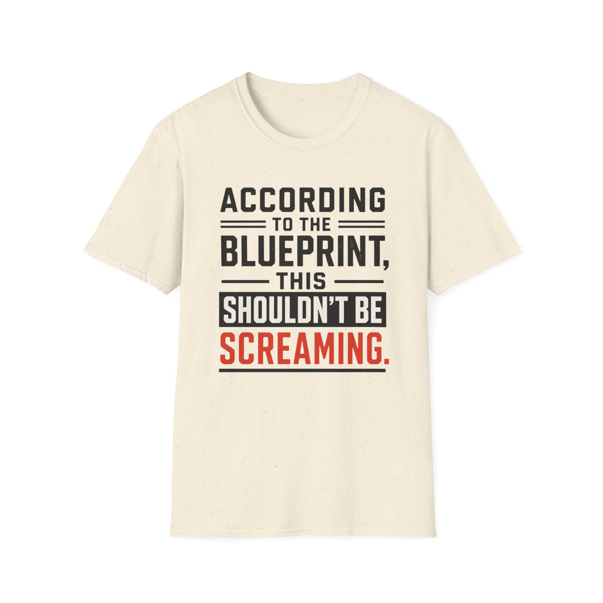 According to the Blue Print T-Shirt