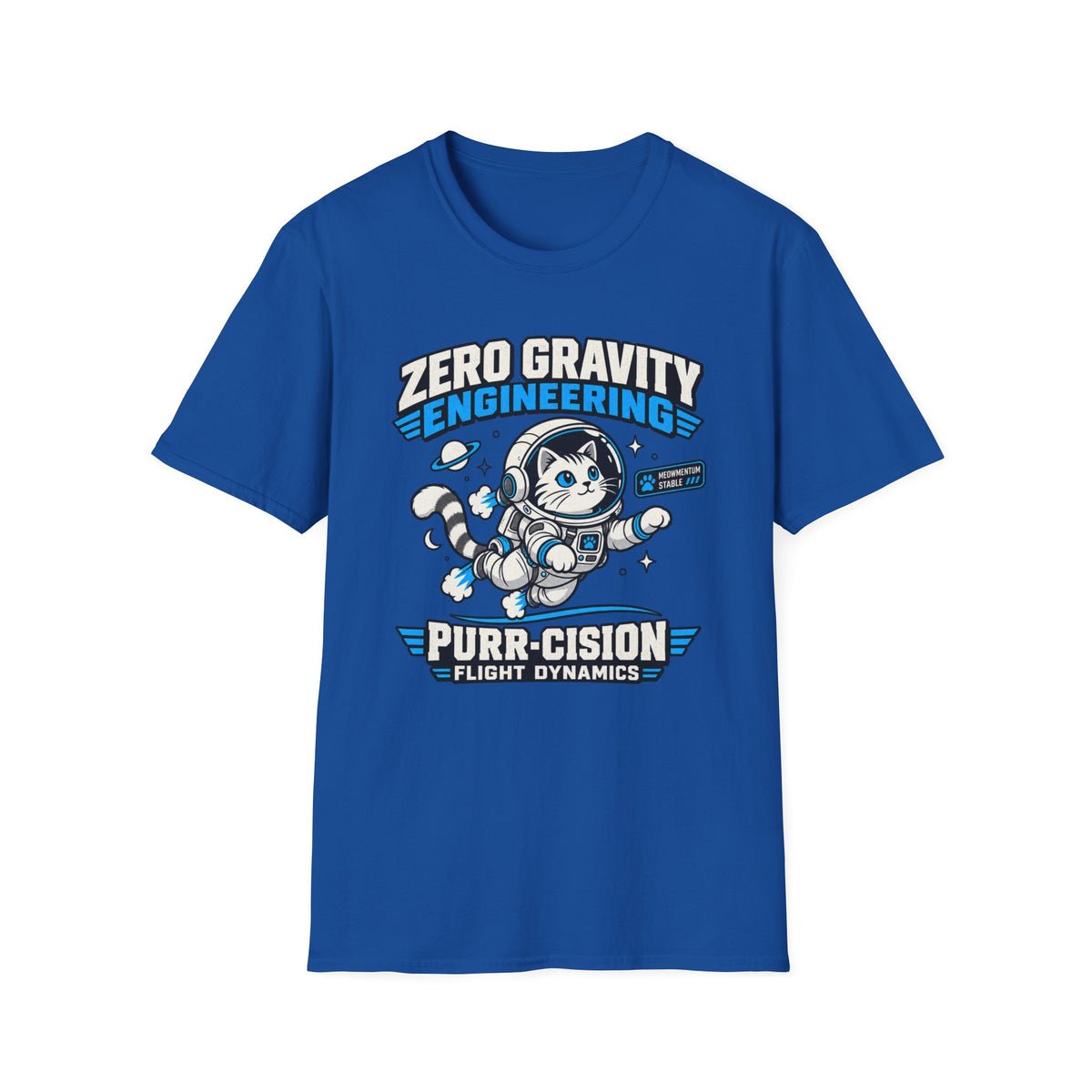 Zero Gravity Cat Engineering T-Shirt