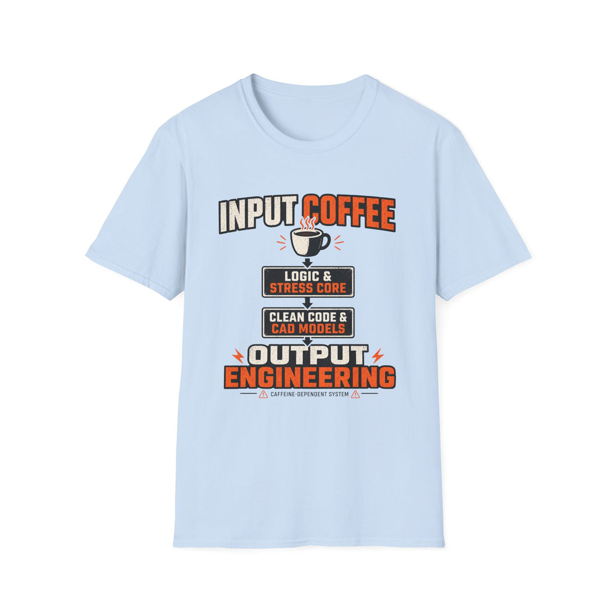 Minimalist Coffee To Code Input T-Shirt