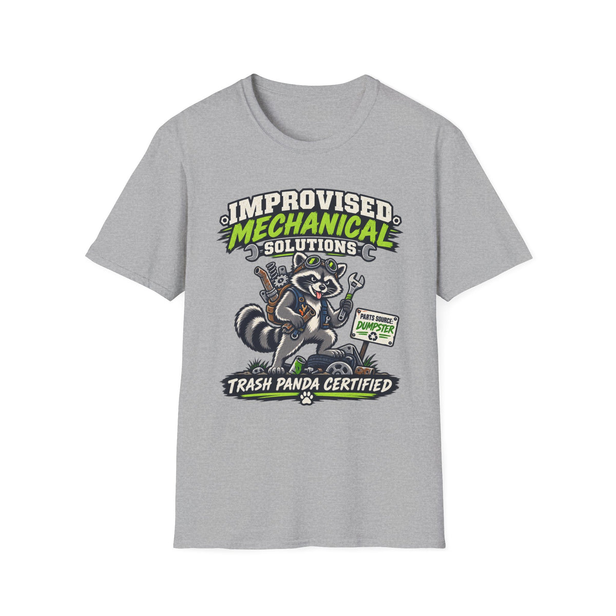 Improvised Mechanical Trash Raccoon T-Shirt
