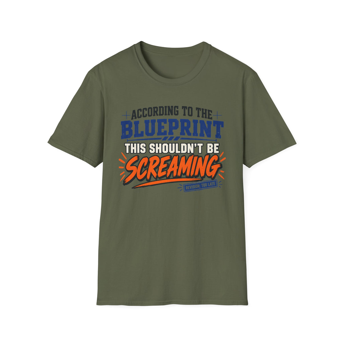 According to the Blue Print T-Shirt