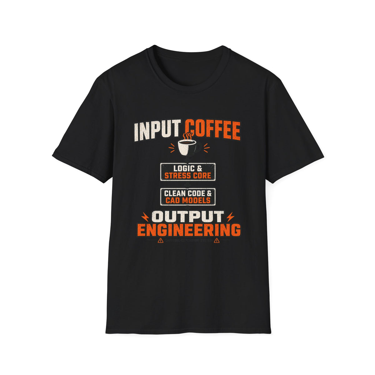 Minimalist Coffee To Code Input T-Shirt