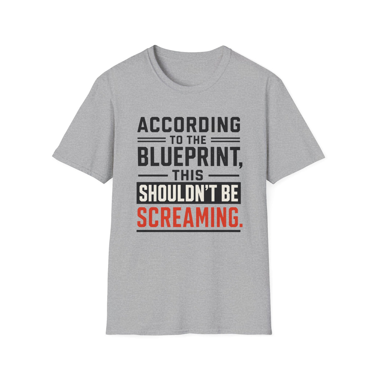 According to the Blue Print T-Shirt