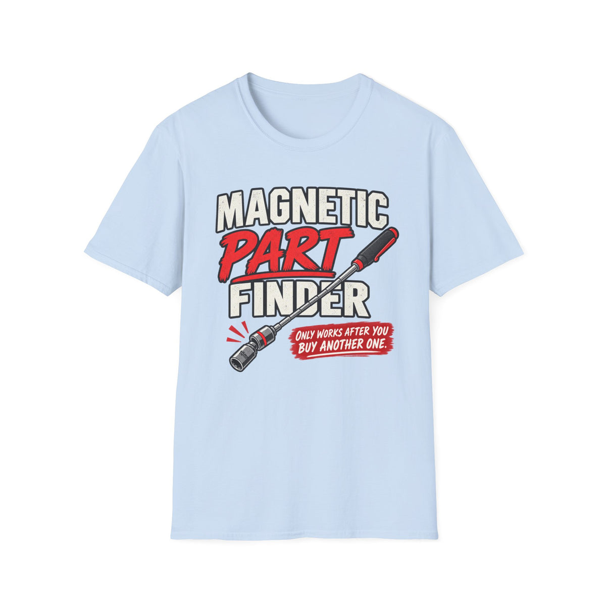 Magnetic Part Finder Tool T-Shirt