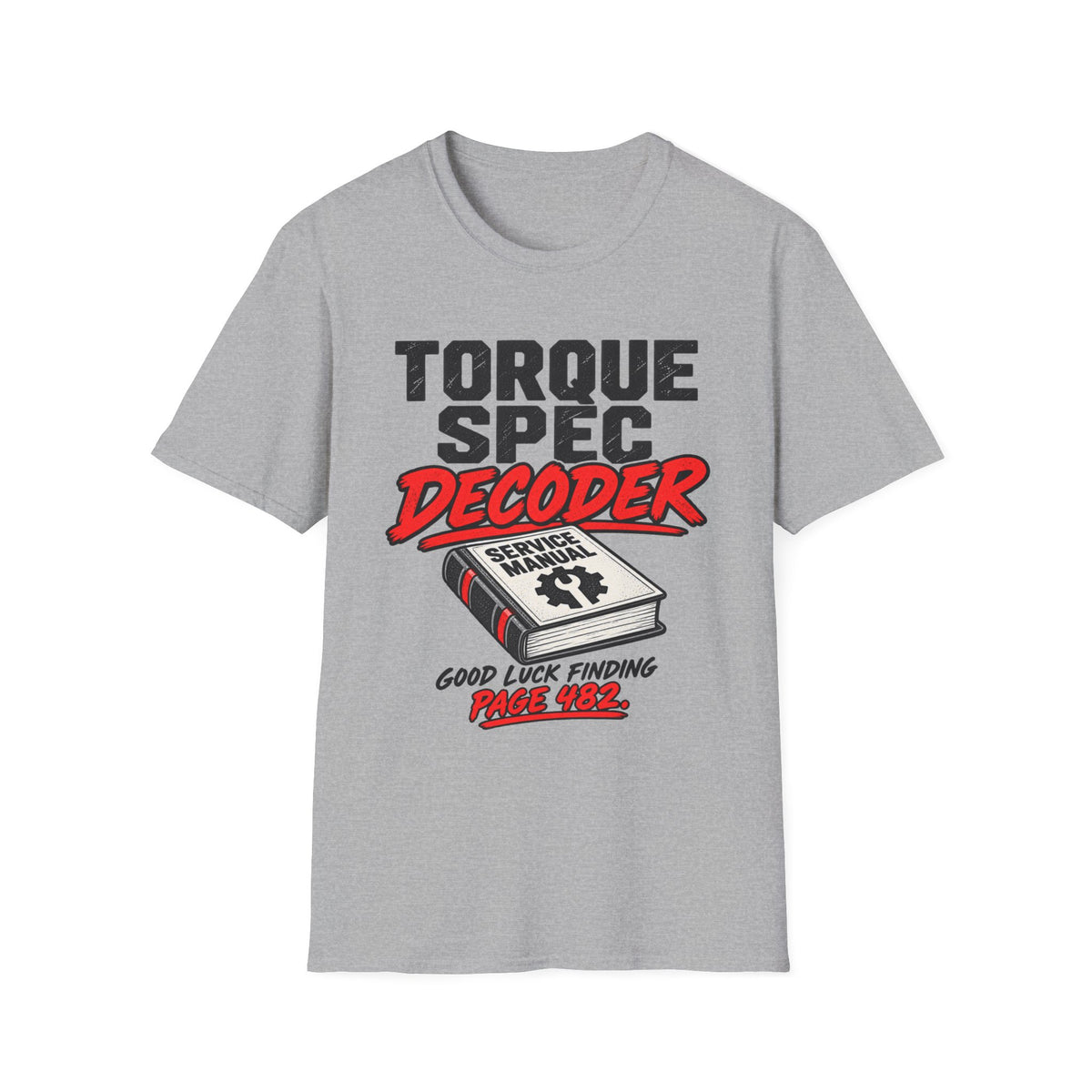 Torque Spec Decoder Manual T-Shirt